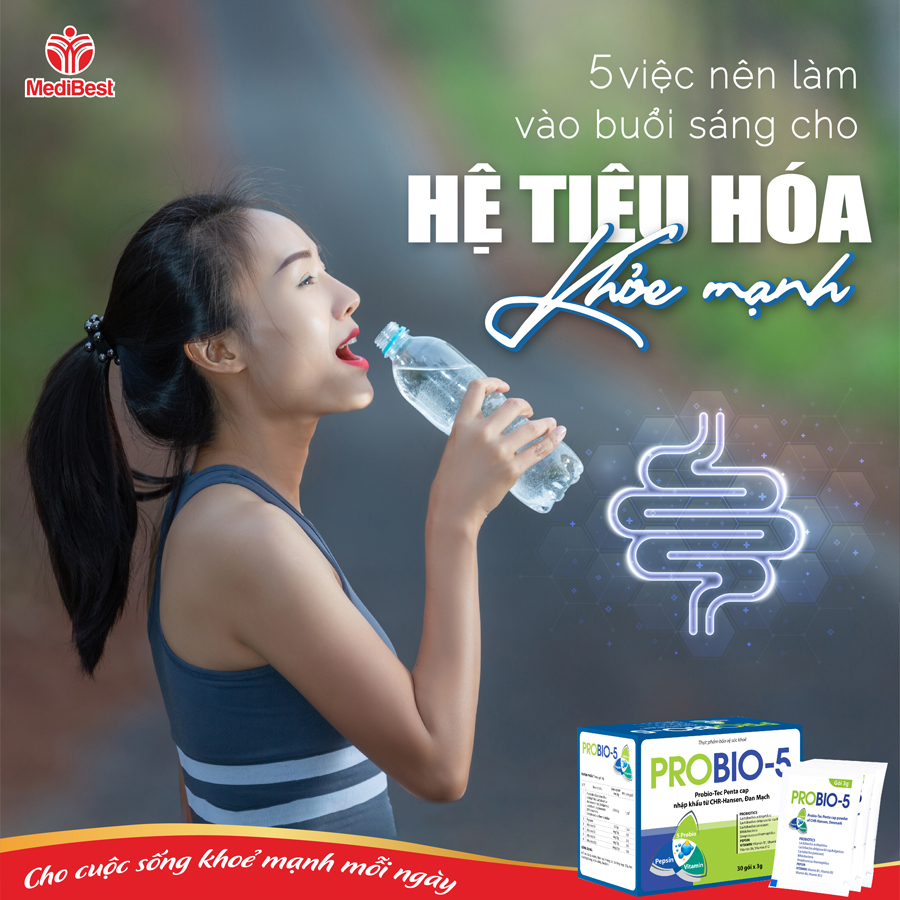 5 VIỆC NÊN LÀM VÀO BUỔI SÁNG CHO HỆ TIÊU HÓA KHỎE MẠNH